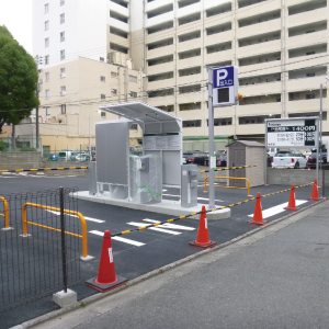 京都駅北側駐車場ゲート式駐車場へ改修工事